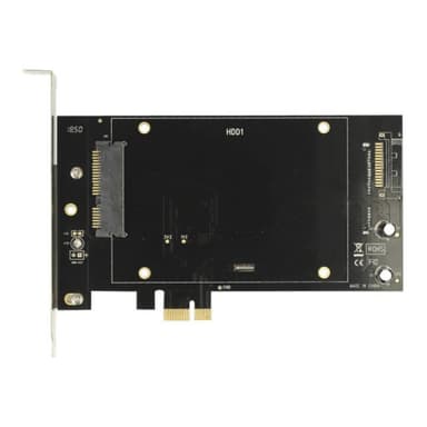 DELOCK PCI Express x1 Karte für 2 x SATA HDD / SSD