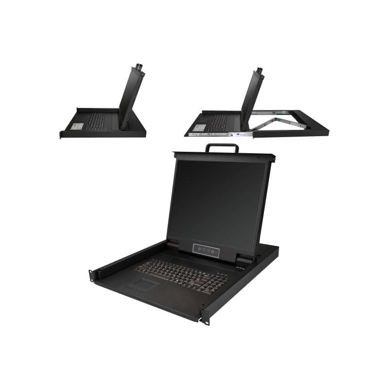 STARTECH.COM 1U SINGLE PORT KVM CONSOLE FOR