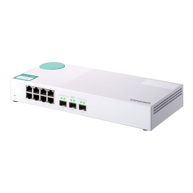 QNAP QSW-308S Eight 1GbE NBASE-T Ports Three 10GbE SFP+ Unmanage Switch