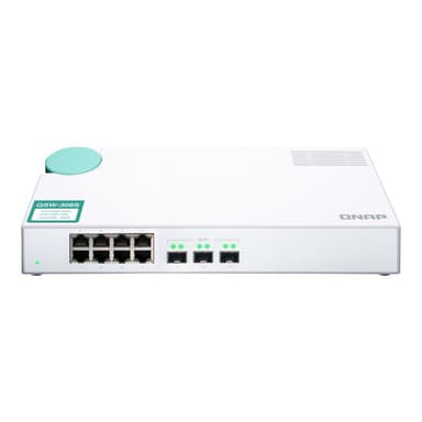 QNAP QSW-308S Eight 1GbE NBASE-T Ports Three 10GbE SFP+ Unmanage Switch
