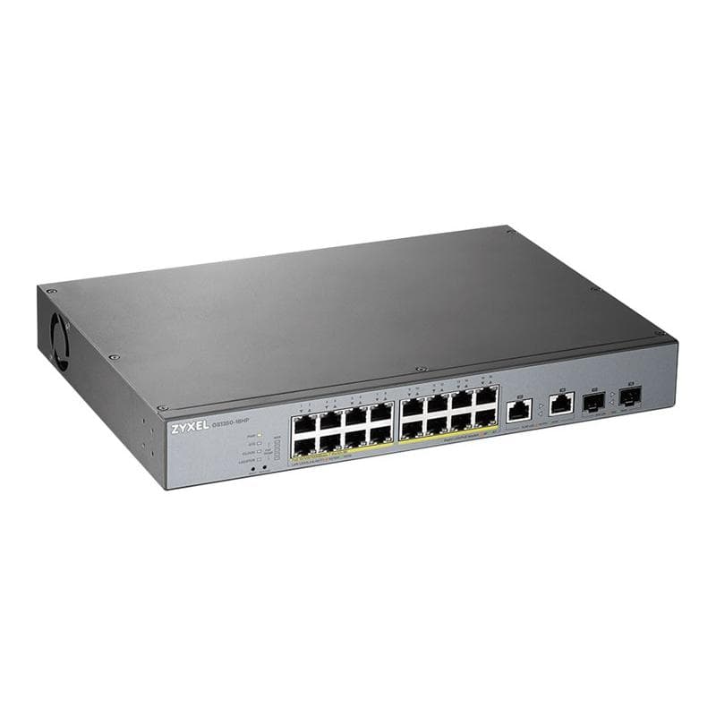 ZYXEL Switch 18x GS1350-18HP PoE long range 250W