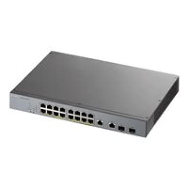 ZYXEL Switch 18x GS1350-18HP PoE long range 250W