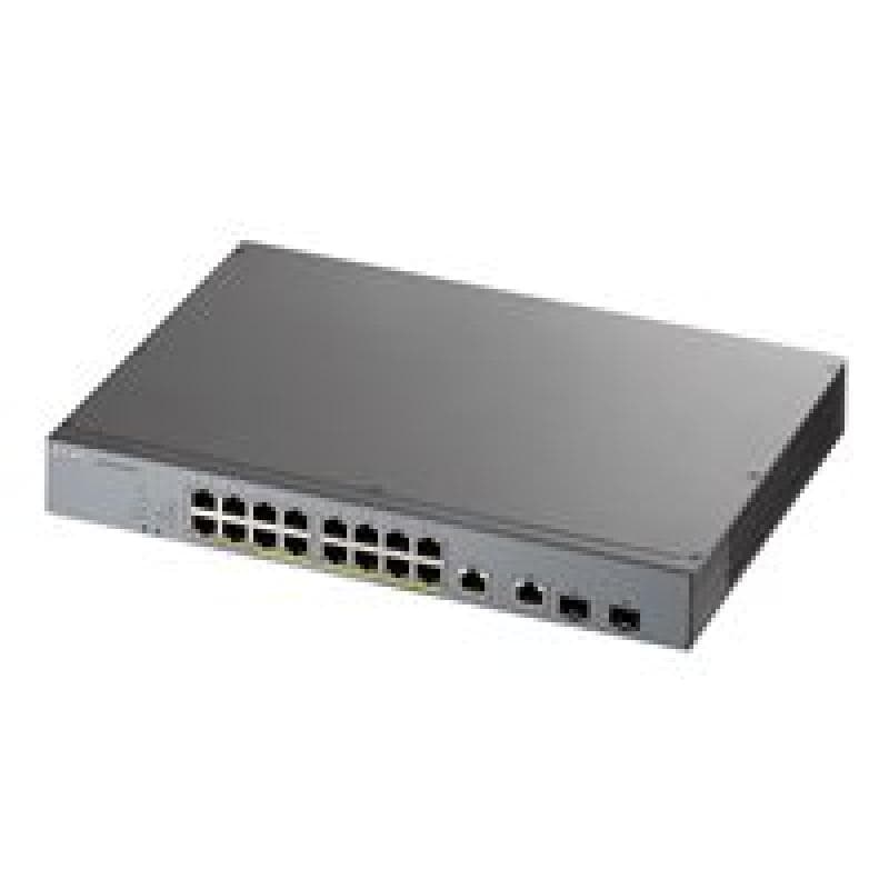 ZYXEL Switch 18x GS1350-18HP PoE long range 250W
