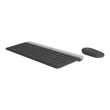 LOGITECH Slim Wireless Keyboard and Mouse Combo MK470 - GRAPHITE (CH)