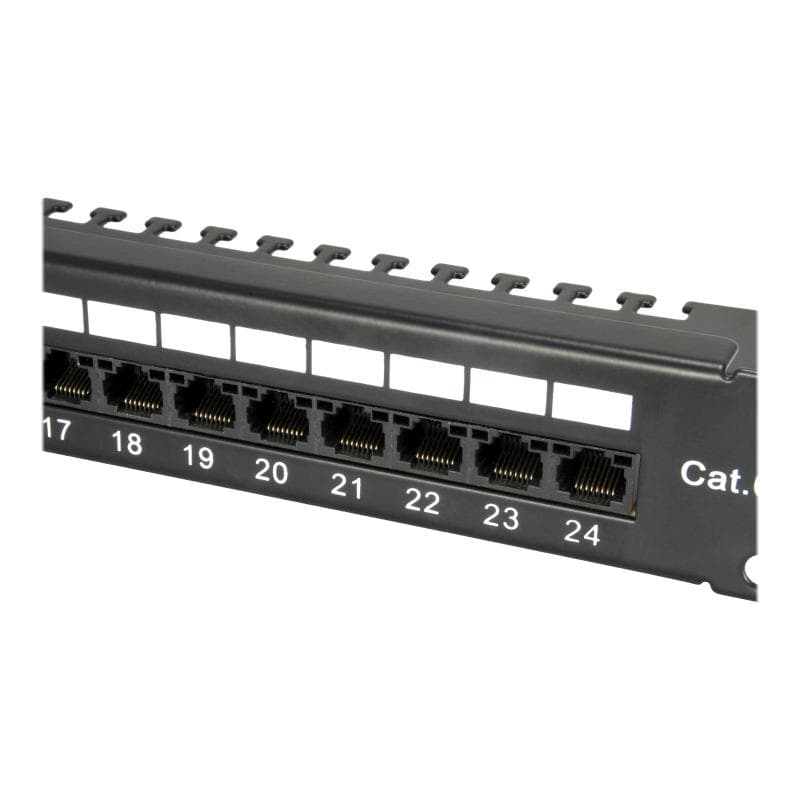 EQUIP Patchpanel 24x RJ45 Cat6 1HE UTP 19″