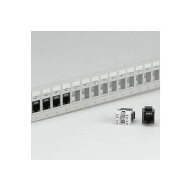 ROLINE 19Zoll Keystone Patchpanel 24Port Cat6e ungeschirmt lichtgrau ohne Module