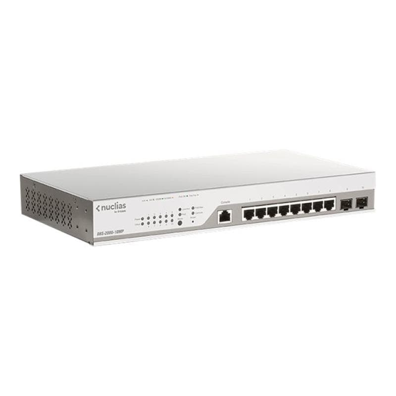 D-LINK Nuclias Cloud Managed 10-Port Layer2 PoE+ Gigabit Switch