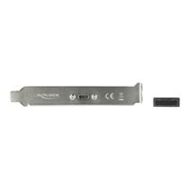 DELOCK Slotblech mit 1 x USB Type-C Port