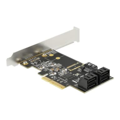 DELOCK 5 Port SATA PCI Express x4 Karte - Low Profile Formfaktor
