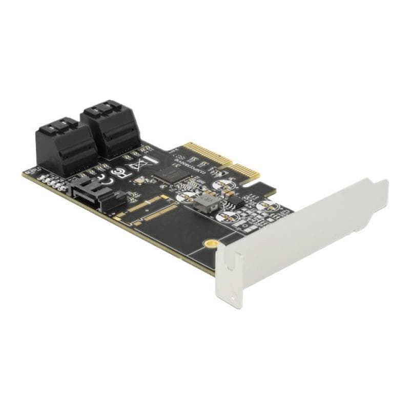DELOCK 5 Port SATA PCI Express x4 Karte - Low Profile Formfaktor