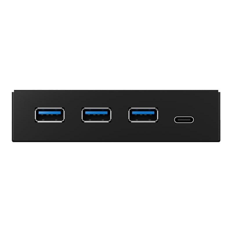 ICY BOX IB-HUB1418-i3 Frontalpanel mit Type-C 1x USB3.0 und Type-A 3x USB3.0 SD