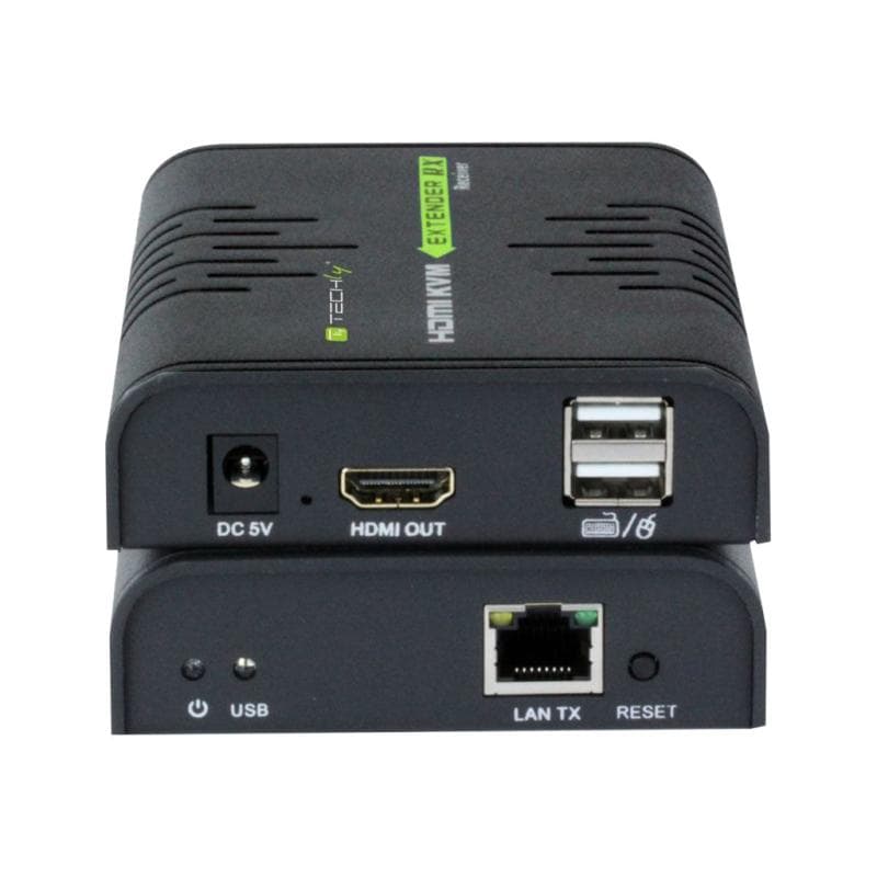TECHLY HDMI KVM Extender über Netzwerkkabel, 120m