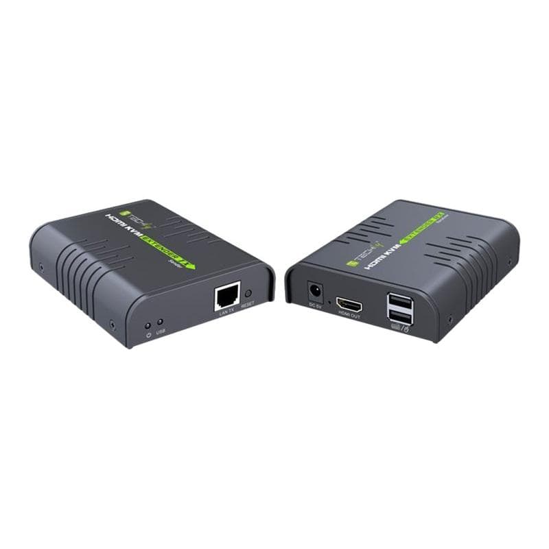 TECHLY HDMI KVM Extender über Netzwerkkabel, 120m
