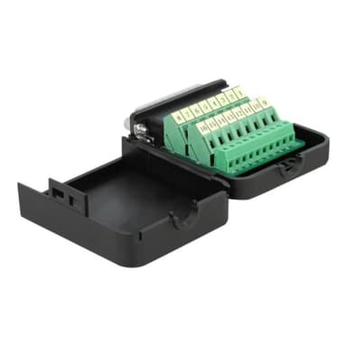 DELOCK Adapter Terminalblock 26 Pin zu Parallel DB25 Stecker mit Gehäuse