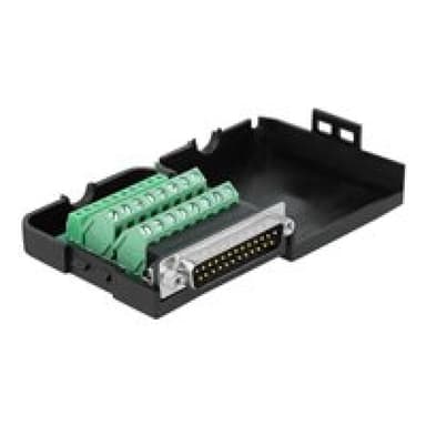 DELOCK Adapter Terminalblock 26 Pin zu Parallel DB25 Stecker mit Gehäuse