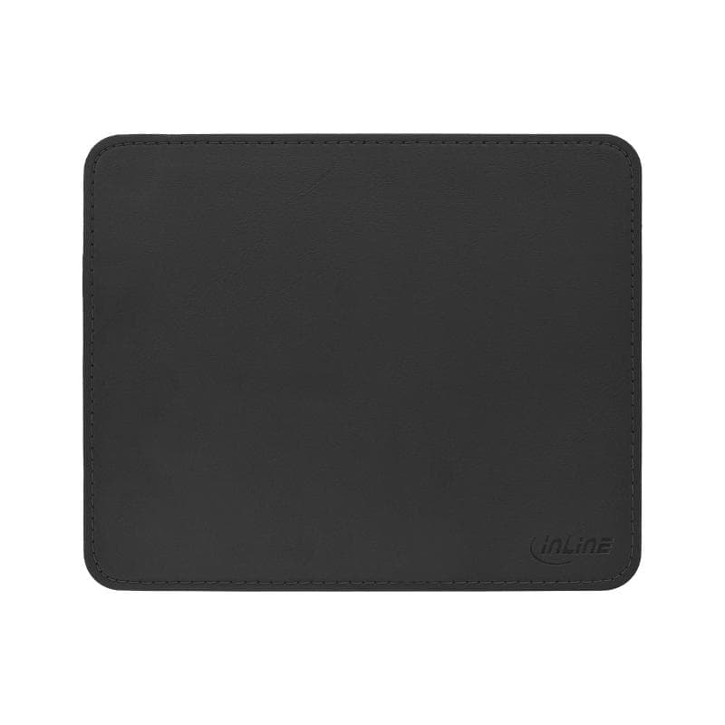 INLINE 55459L Maus-Pad Premium Kunstleder 255 x 220 x 3 mm schwarz