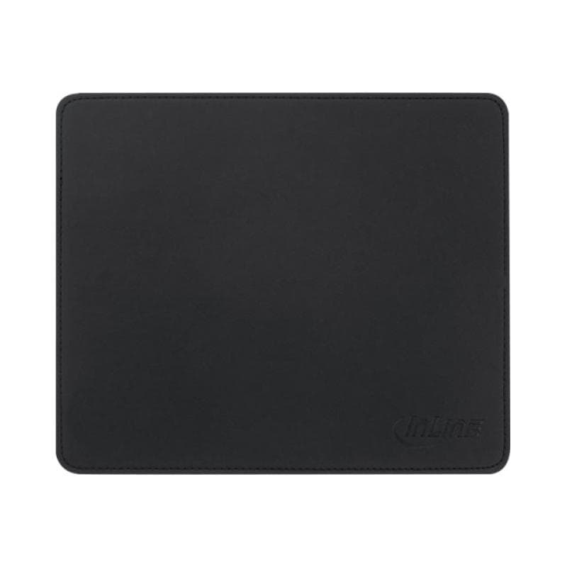 INLINE 55459L Maus-Pad Premium Kunstleder 255 x 220 x 3 mm schwarz