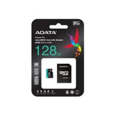A-DATA Premier Pro UHS-I U3 128GB inkl. Adapter