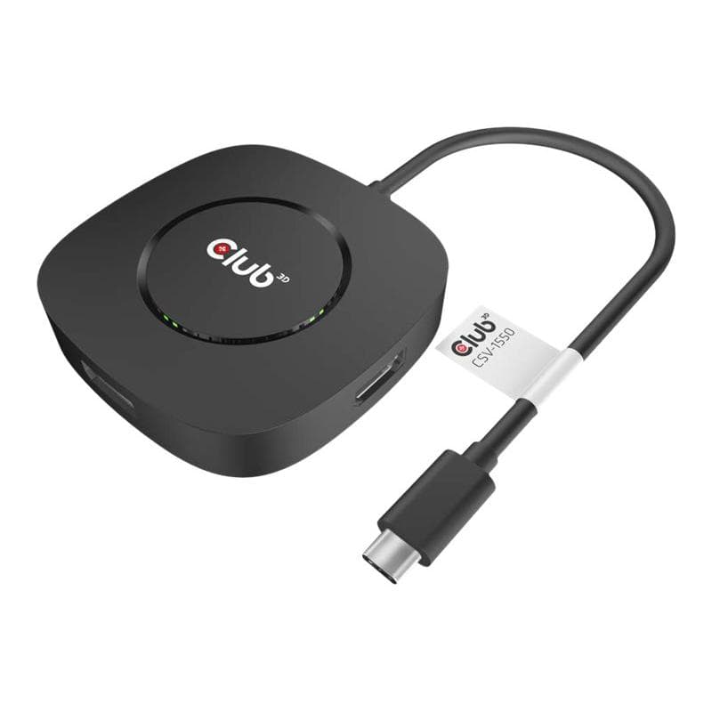 CLUB3D USB-Hub USB 3.2 Typ C > 3x DisplayPort 1.4 retail