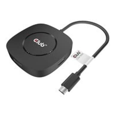CLUB3D USB-Hub USB 3.2 Typ C > 3x DisplayPort 1.4 retail
