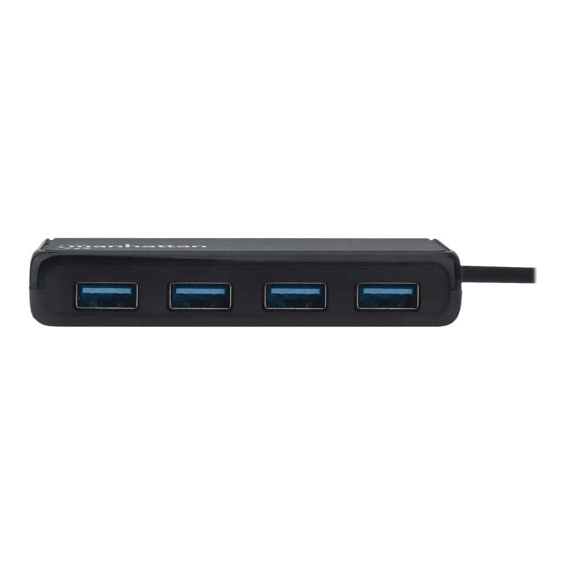 IC INTRACOM Manhattan 4-Port USB 3.2 Gen 1 Hub USB-A St./ 4x A-Buchse