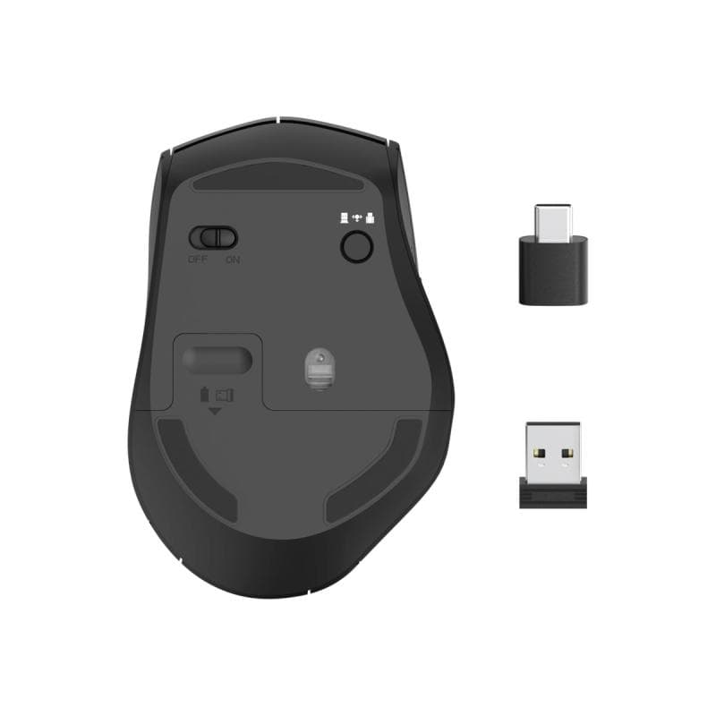 HAMA MW-600 - Maus - Für Rechtshänder - optisch - 6 Tasten - kabellos - USB / USB-C