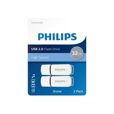 PHILIPS Snow Edition Grey 2-Pack 32GB