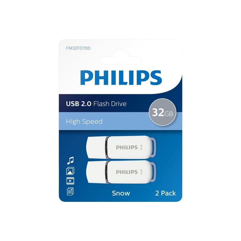 PHILIPS Snow Edition Grey 2-Pack 32GB