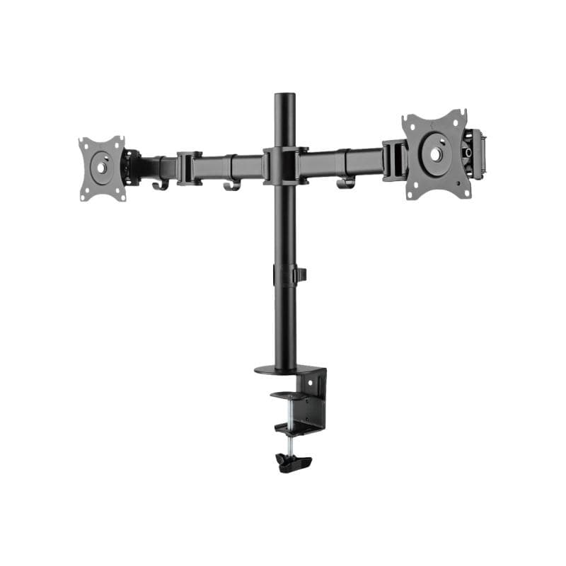 INLINE Tischhalterung für 2x TFT/LCD/LED bis 68cm (27″), max. 2x8kg