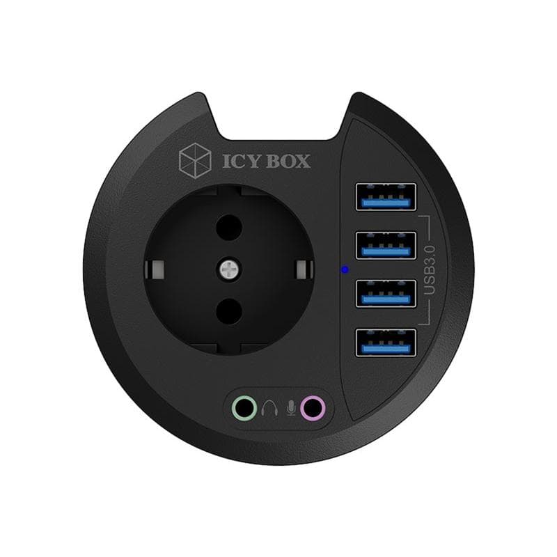 RAIDSONIC Hub 4-Port IcyBox USB 3.0 IB-Hub1430 Tisch-Hub extern retail