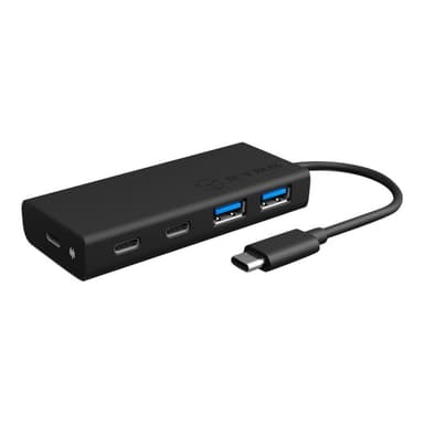 RAIDSONIC Hub 4-Port IcyBox USB 3.0 HUB Type-C zu 2xType C-> 2xType A extern retail