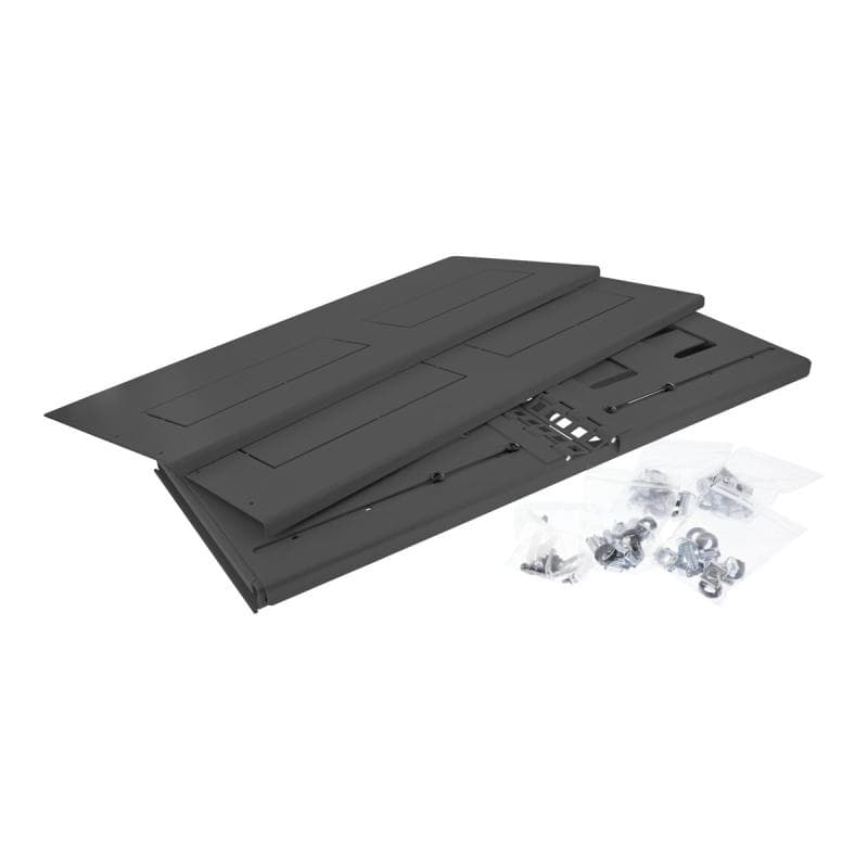 INLINE 19″ Rack zur Wandmontage - 4HE - 24-40cm Tiefe - mit Abdeckung - schwarz (19104B)