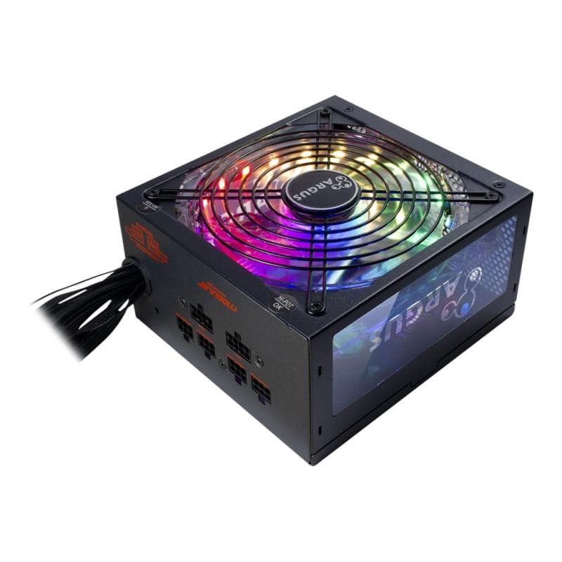 INTERTECH INTER-TECH RGB-750CM II ATX Netzteil 140mm Luefter aktiv-PFC 2x 6+2 6x S-ATA 21 helle LED