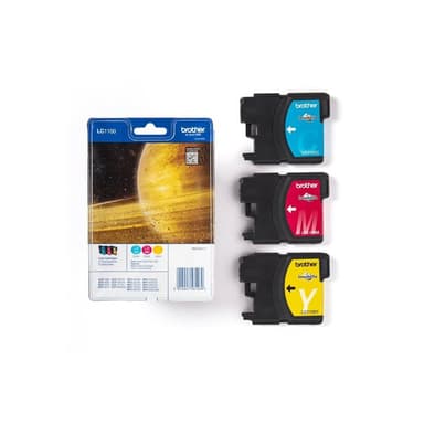 BROTHER LC1100RBWBP Blister Pack Rainbow