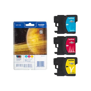 BROTHER LC1100RBWBP Blister Pack Rainbow