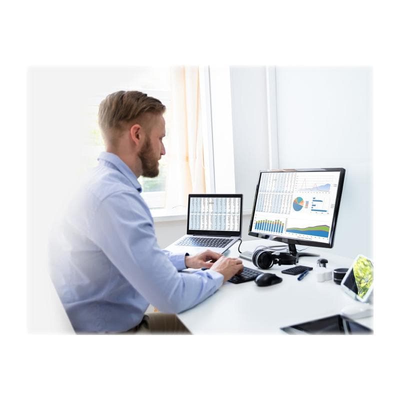 D-LINK USB-C 8-Port USB 3.0 Hub mit HDMI und Ethernet und SD & microSD Card Reader und USB-C Ladeans