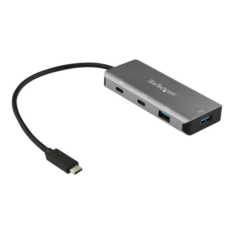 STARTECH.COM 4-Port-USB-C -Hub 10 Gbit /s mit 2 x USB-A- und 2 x USB-C - Host-Verlängerungskabel