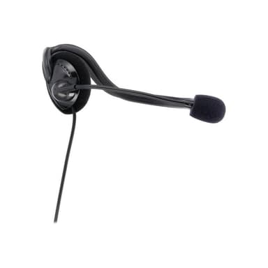 HAMA NHS-P100 PC-Headset 3.5 mm Klinke schnurgebunden, Stereo On Ear Schwarz