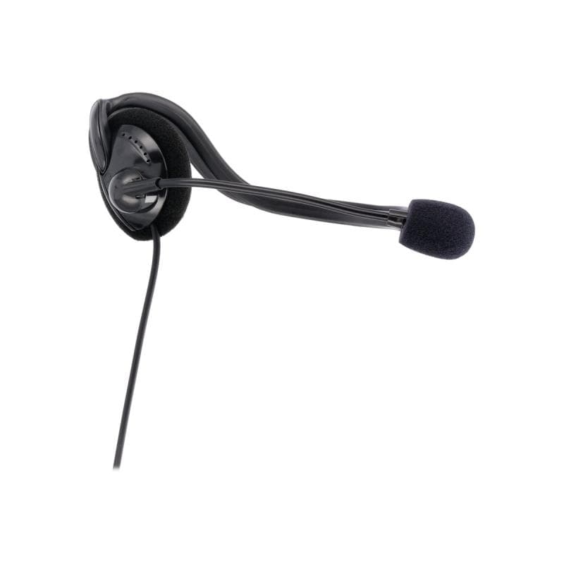 HAMA NHS-P100 PC-Headset 3.5 mm Klinke schnurgebunden, Stereo On Ear Schwarz