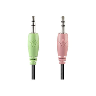 HAMA NHS-P100 PC-Headset 3.5 mm Klinke schnurgebunden, Stereo On Ear Schwarz