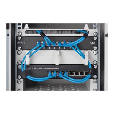 DIGITUS 8-Port Gigabit Ethernet PoE+ Switch 10″ L2+ Managed