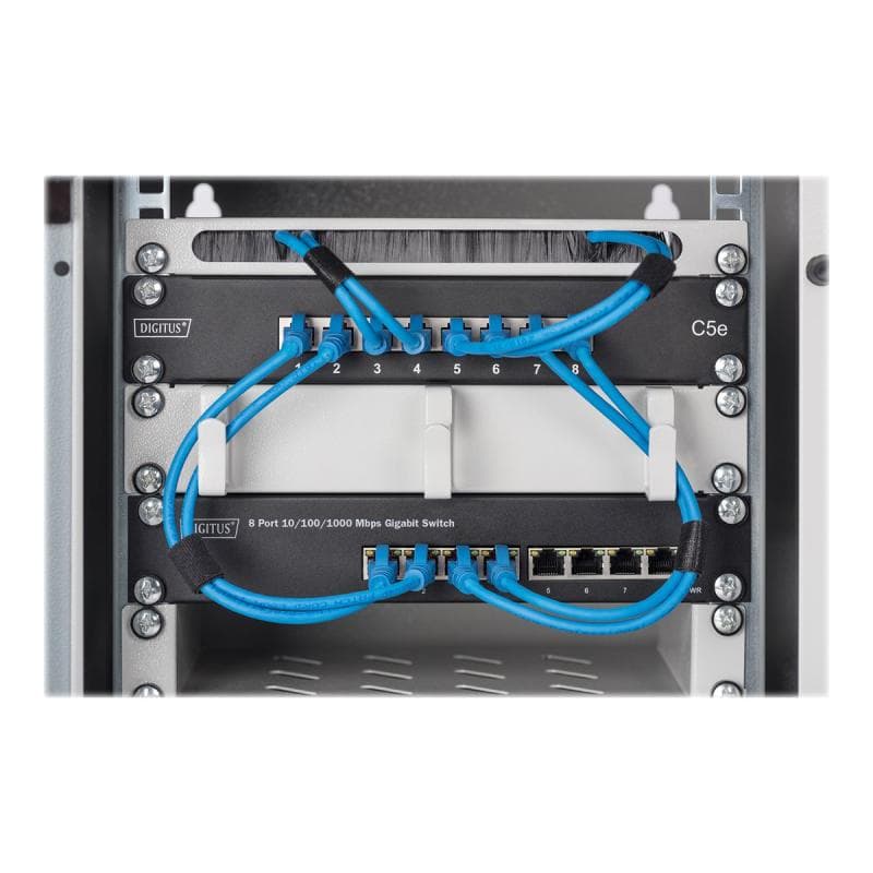 DIGITUS 8-Port Gigabit Ethernet PoE+ Switch 10″ L2+ Managed