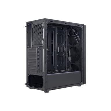 INTERTECH Inter-Tech T-11 Televen, Midi Tower ATX Gehäuse, Schwarz
