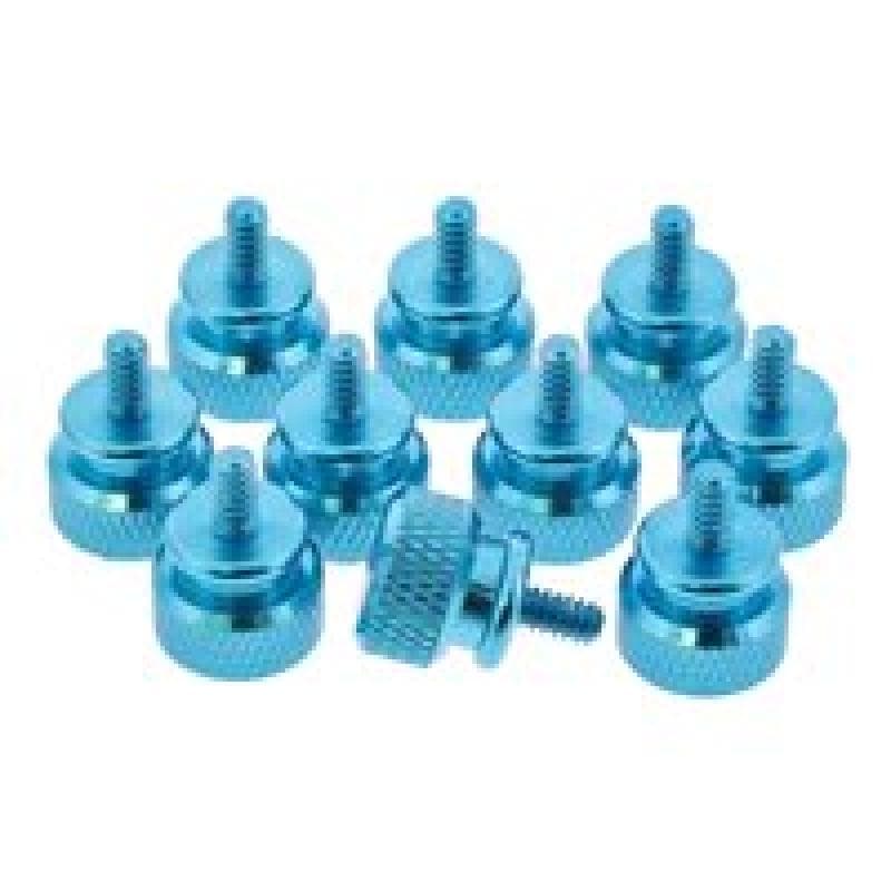 INLINE Flügelschraube - Blau (Packung mit 10) (77770B)