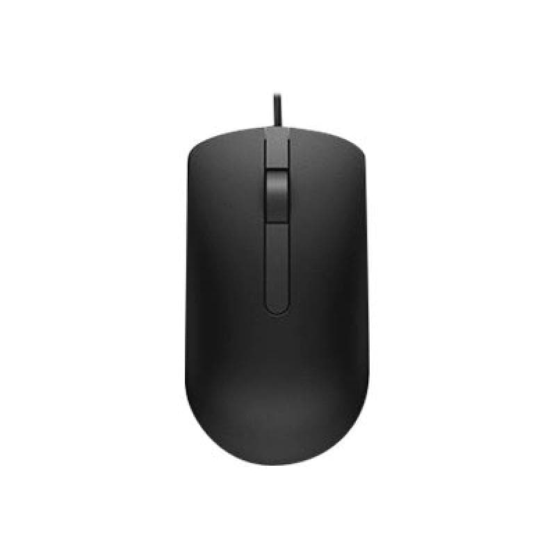 DELL MS116 - Mouse - optical - 3 buttons - wired - USB - black - for Latitude 3301, 5300, 5401 Opti