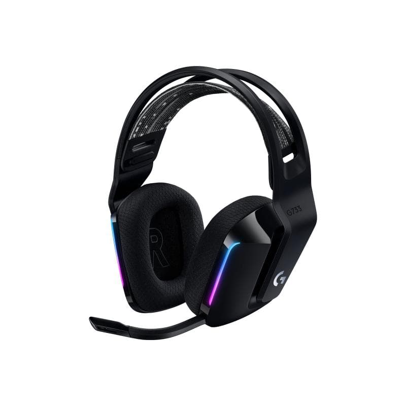 LOGITECH G733 LIGHTSPEED WirelessRGBHeadset BLACK