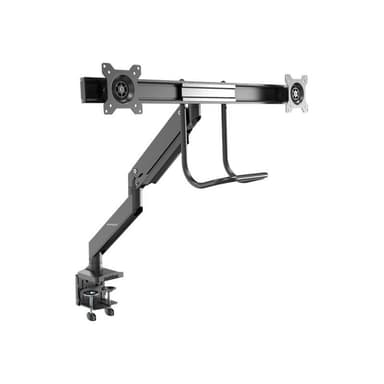 STARTECH.COM Doppel Monitorarm - Synchronisierte Hohenverstellung - Tulle / Schreibtischklemme - VE