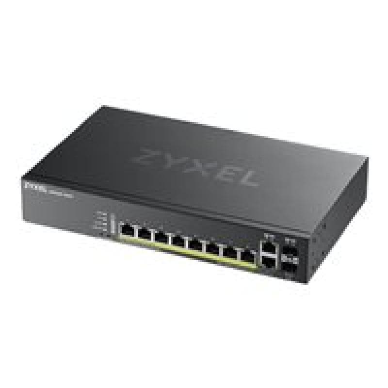 ZYXEL Switch GS2220-10HP 8Port+2xSFP/Rj45 PoE+ 180W