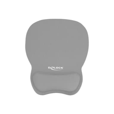 DELOCK Ergonomisches Mauspad mit Handballenauflage grau 245 x 206mm