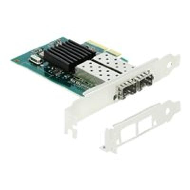 DELOCK PCI Express x4 Karte zu 2xSFP Slot Gigabit LAN